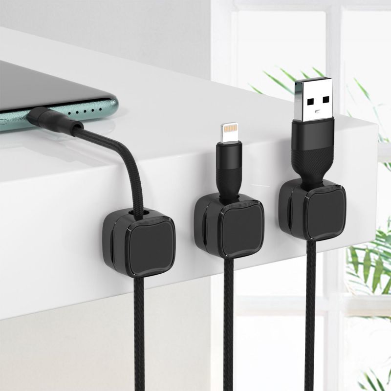 Magnetic Cable Organizer for Home Office and Gaming