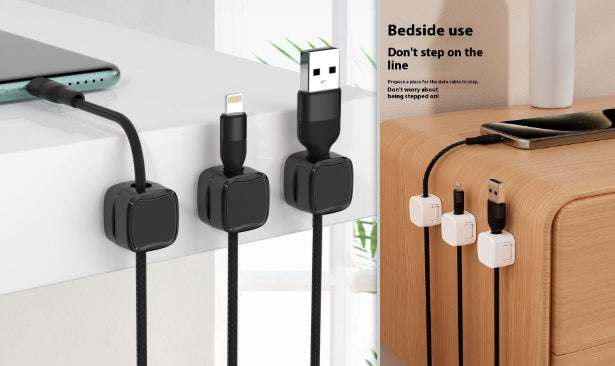 Magnetic Cable Organizer for Home Office and Gaming
